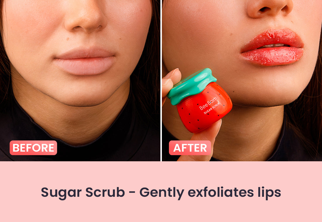 Wassermelonen-Lippenmaske + Zuckerpeeling-Set