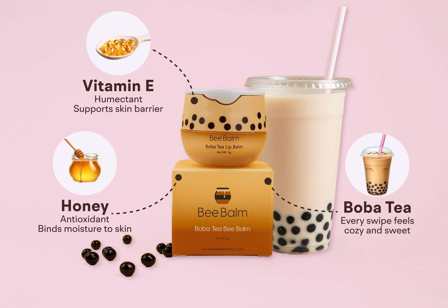 Boba Tea Bee Balm - Limited Edition