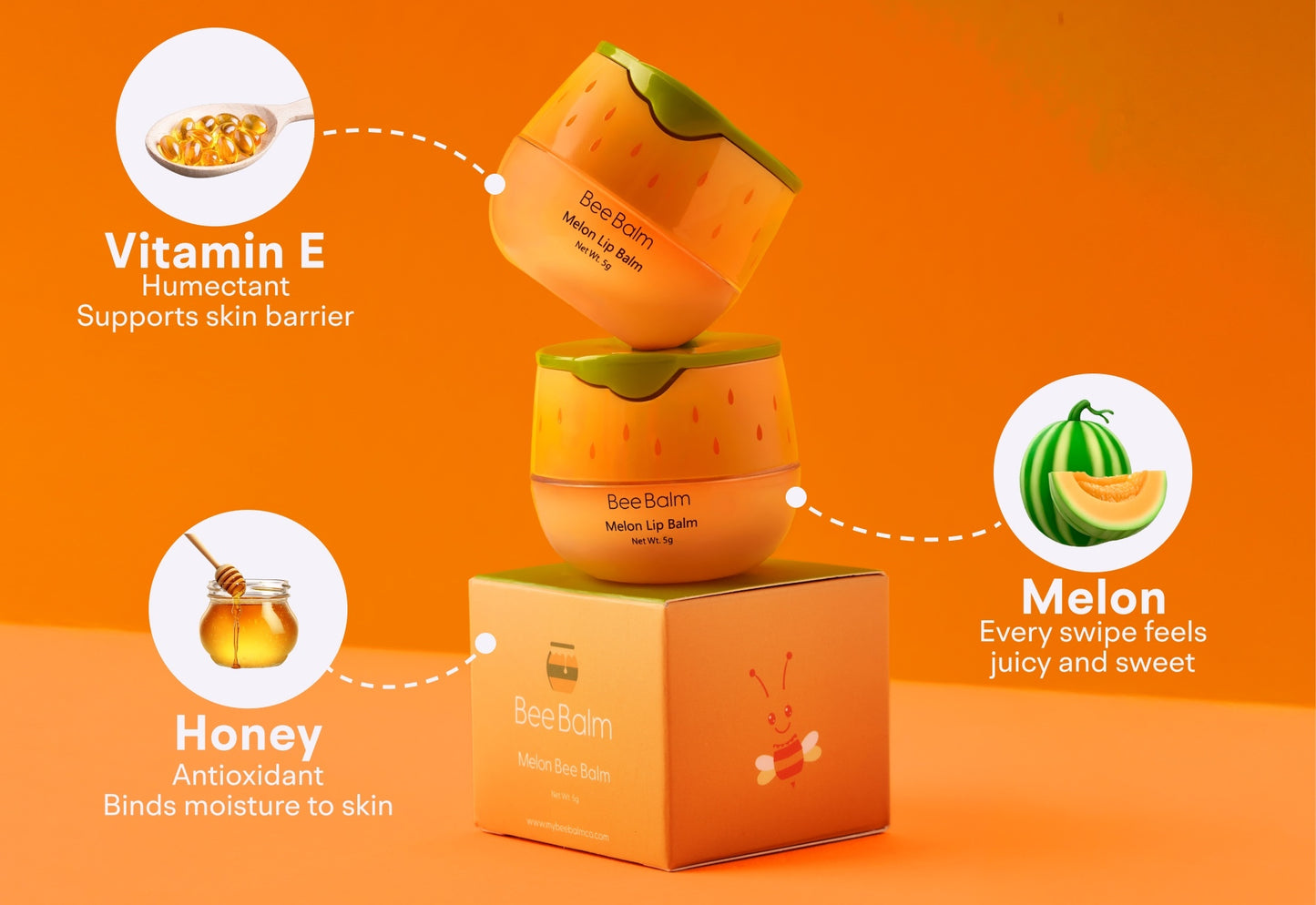 Honey Melon Bee Balm - Limited Edition