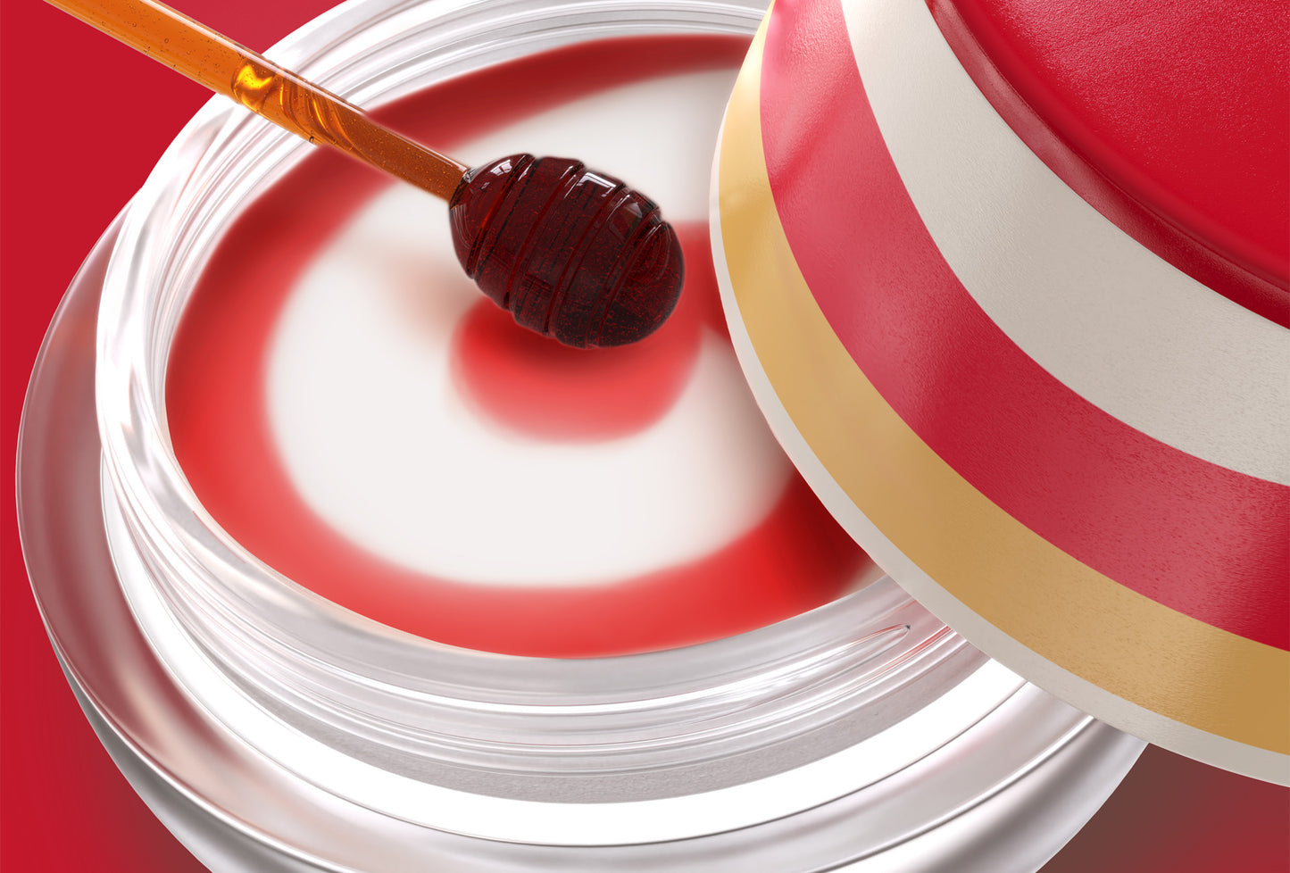 Erdbeer-Shortcake-Bienenbalsam