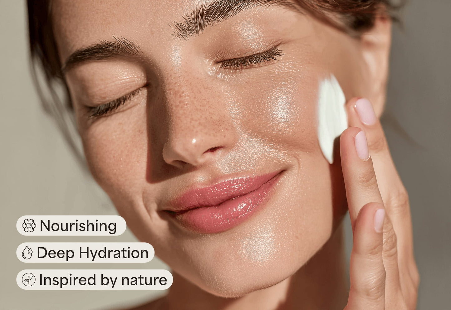 Feuchtigkeitscreme für das Gesicht mit Honig 